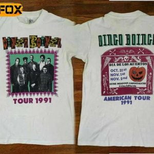 Oingo Boingo Irvine Meadows Dia De Los Muertos Concert Tour Vintage 1991 T Shirt