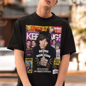 Oliver Sykes Magazine Bring Me The Horizon Music Singer T Shirt