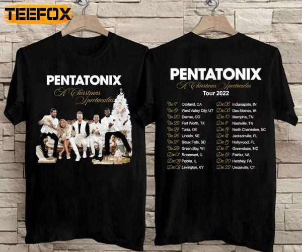 Pentatonix A Christmas Spectacular Tour 2022 Concert Music T Shirt