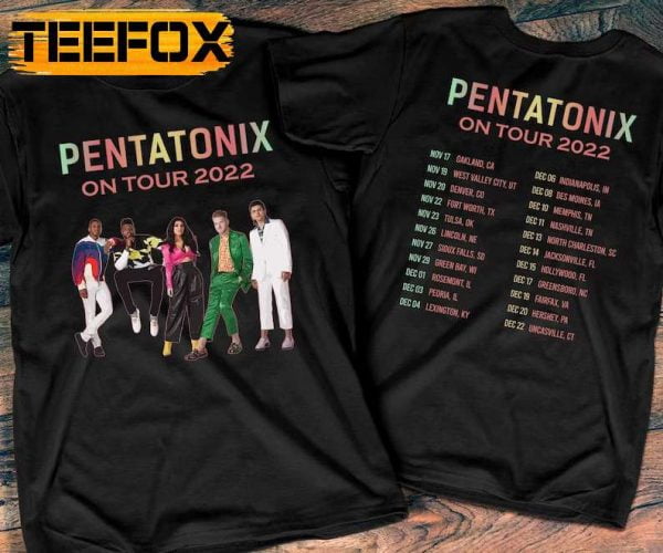 Pentatonix On Tour 2022 Pentatonix A Christmas Spectacular Concert T Shirt