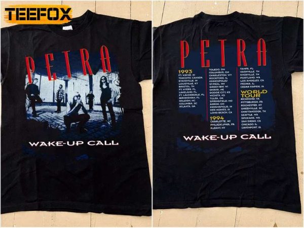 Petra Wake up Call 1993 1994 Album Tour Vintage T Shirt