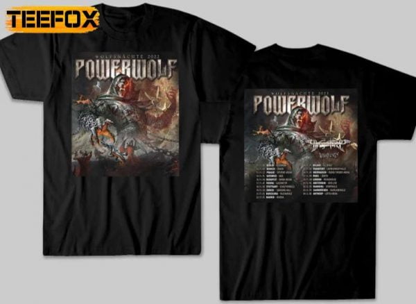 Powerwolf Wolfsnchte Tour 2022 Unisex T Shirt