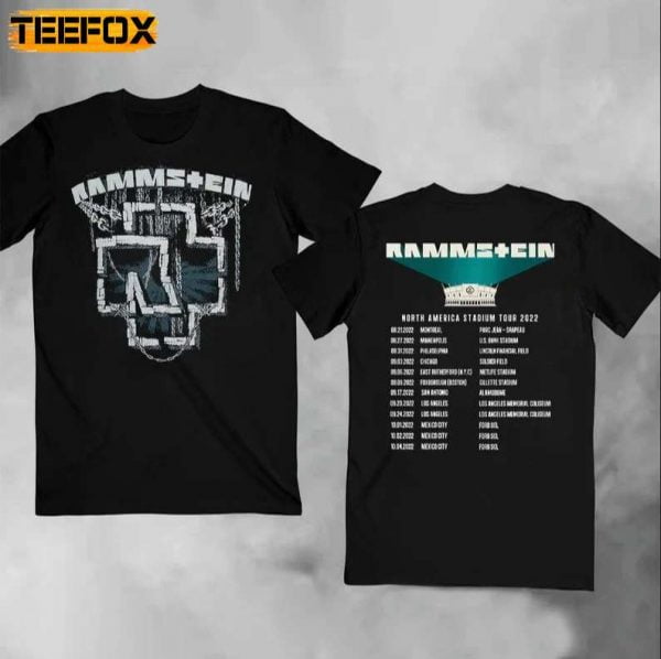 Rammstein North America Stadium Tour 2022 T Shirt