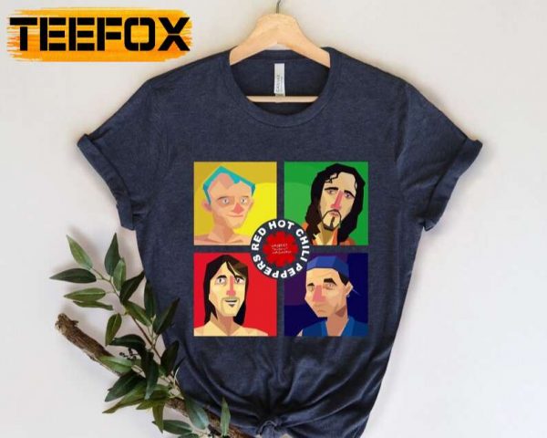 Red Hot Chili Peppers Rock Band Faces T Shirt