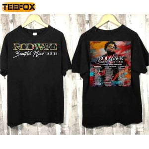 Rod Wave Beautiful Mind 2022 Tour T Shirt