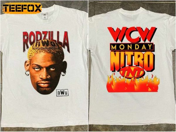Rodzilla Dennis Rodman NWO WCW Monday Nitro TNT Vintage 90s T Shirt