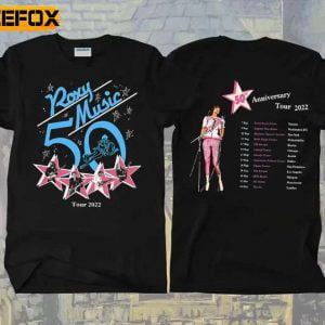 Roxy Music 50th Anniversary Tour 2022 T Shirt