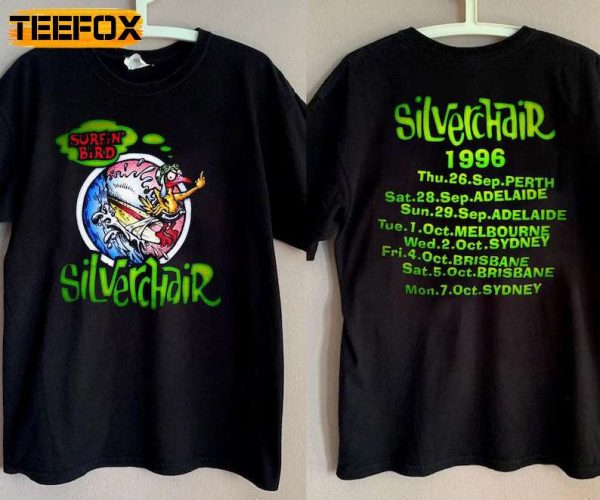 Silverchair Tour Surfin Bird 1996 World Tour T Shirt