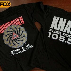 Soundgarden Jan 29 1992 Knac Pure Rock 1055 Concert T Shirt