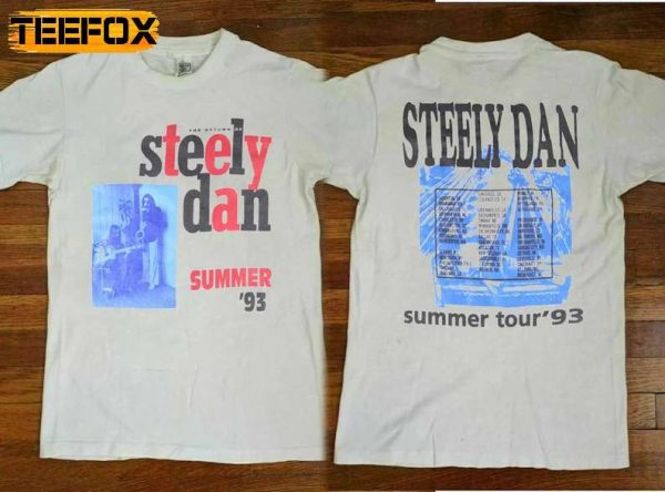 Steely Dan Summer Tour Vintage 1993 T Shirt