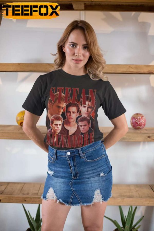 Stefan Salvatore Vampire Diaries TV Series T Shirt