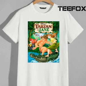 Tarzan And Jane Disney 2001 T Shirt