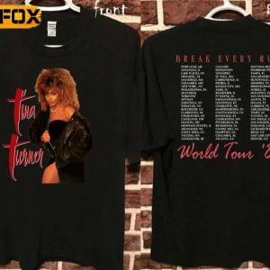 Tina Turner Break Every Rule World Tour Vintage 1987 T Shirt