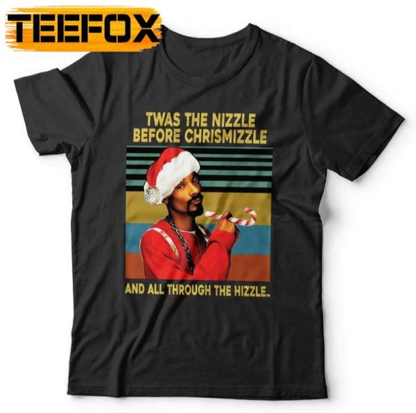 Twas The Nizzle Before Christmizzle Snoop Dogg T Shirt