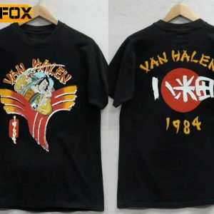 Van Halen 1984 Japan Samurai Tour T Shirt