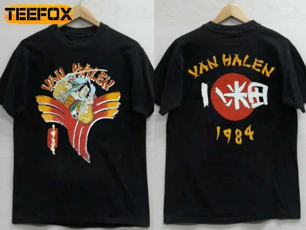 Van Halen 1984 Japan Samurai Tour T Shirt