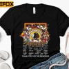 Washington Redskins 1937 Forever Thank You For The Memories T Shirt