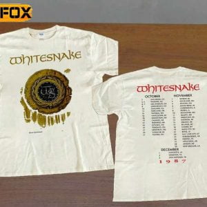Whitesnake Tour Concert Vintage 1987 T Shirt