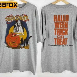 Aerosmith Halloween Providence RI 30 31 1987 Tour T Shirt