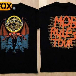 Black Sabbath Mob Rules Tour 1981 T Shirt