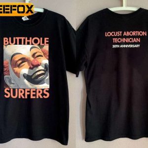 Butthole Surfers Locust Abortion Technician 30th Anniversary T Shirt