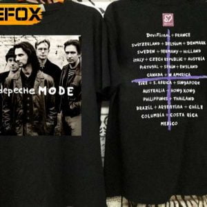 Depeche Mode Faith Devotional World Tour Concert 1993 T Shirt