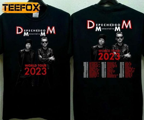 Depeche Mode Memento Mori World Tour 2023 T Shirt
