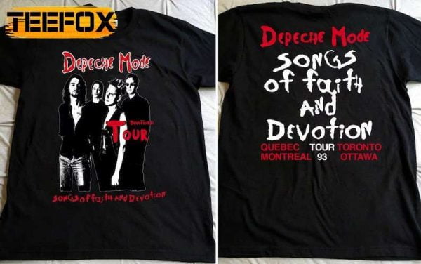 Depeche Mode Song Of Faith And Devotional Tour 1993 T Shirt