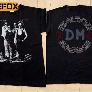 Depeche Mode World Violation 1990 Tour Concert T Shirt