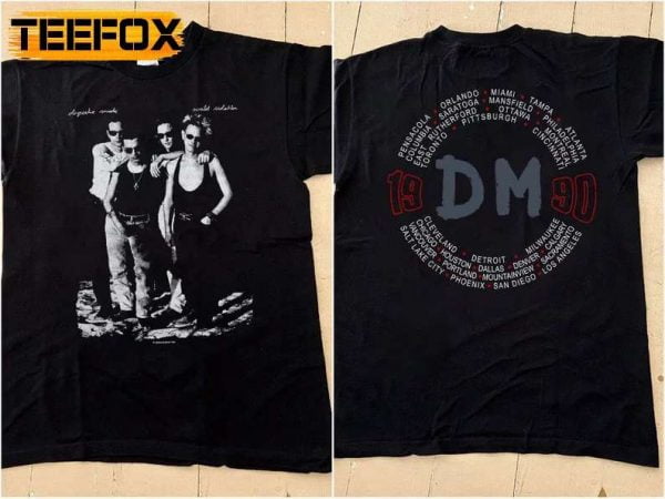 Depeche Mode World Violation 1990 Tour Concert T Shirt