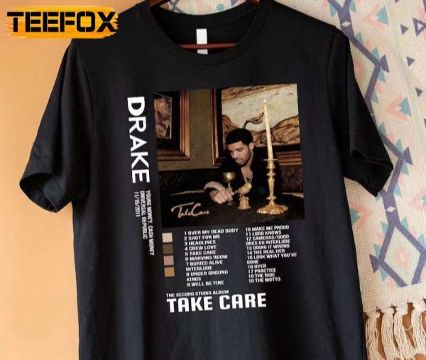 Drake Take Care Album T Shirt