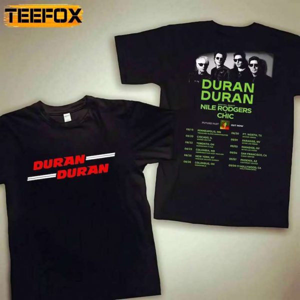 Duran Duran Awaited North American Headlining Tour 2022 T Shirt