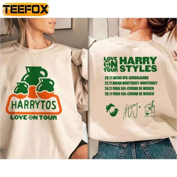Harrytos Love On Tour 2022 Harry Style T Shirt