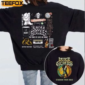 Luke Combs Stadium Tour 2022 Bullhead Cowgirl T Shirt