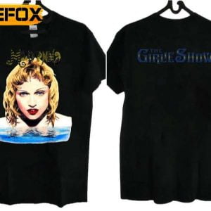 Madonna The Girlie Show Erotica Pop Tour Concert 1993 T Shirt