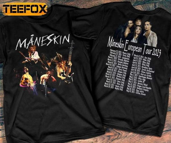 Maneskin Loud Kids Gets Louder Tour T Shirt Maneskin European Tour 2023