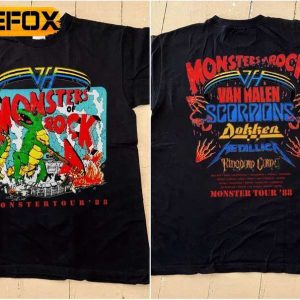 Monters of Rock Tour Concert 1988 T Shirt
