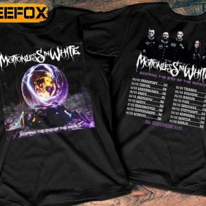 Motionless In White Scoring The End Of The World Uk Europe Tour 2023 T Shirt 1