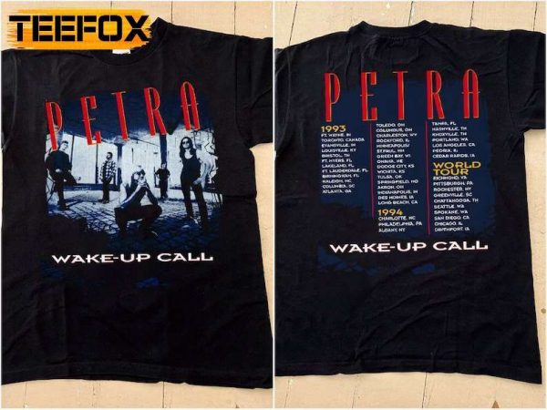 Petra Wake up Call 1993 1994 Album Tour T Shirt