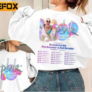 Pink Summer Carnival Tour 2023 T Shirt