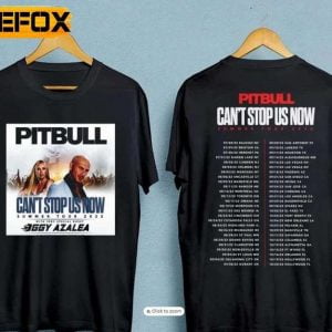 Pitbull Cant Stop Us Now Summer Tour Dates 2022 T Shirt