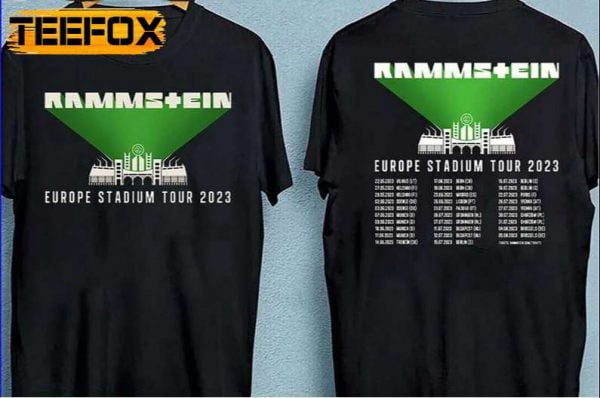 Rammstein 2023 Stadium Europe Tour T Shirt
