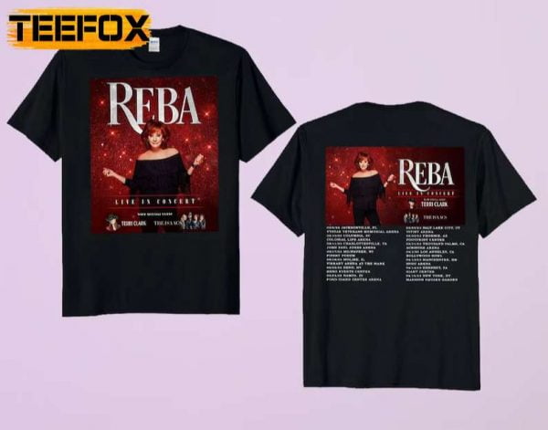 Reba Live In Concert w Clark Fall Tour 2023 T Shirt
