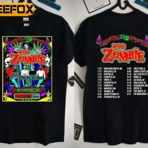 Rob Zombie 2022 Summer Tour with Mudvayne Static X and Powerman 5000 T Shirt