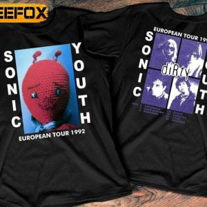 Sonic Youth DIRTY European Tour 1992 T Shirt