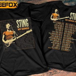 Sting My Songs 2023 World Tour T Shirt 1