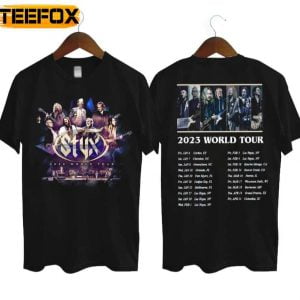 Styx Band World Tour Dates and Setlist Tour Concert 2023 T Shirt