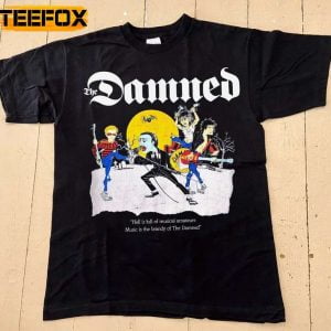 The Damned Rock Band Music Tour Concert Vintage T Shirt