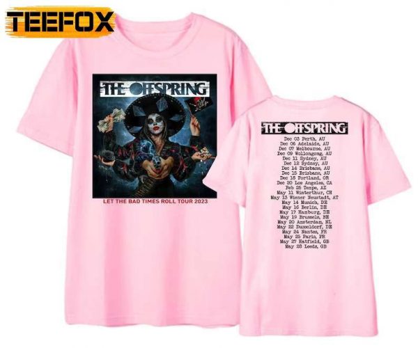 The Offspring Let The Bad Times Roll Tour 2023 T Shirt