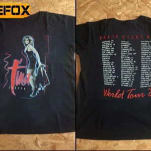 Tina Turner Concert 1987 Break Every Rule World Tour T Shirt